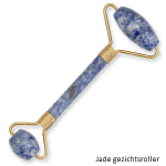Jade gezichtsroller Blue Gold