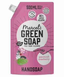 Marcel's Green Soap Handzeep Navul Stazak Patchouli & Cranberry