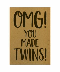 Ansichtkaart Beezonder - OMG you made twins!