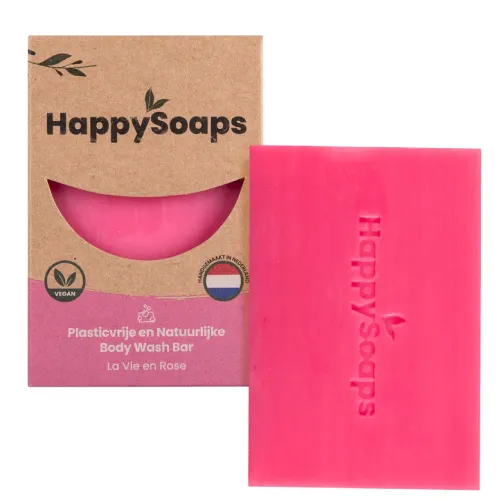 HappySoaps body bar La Vie en Rose productfoto