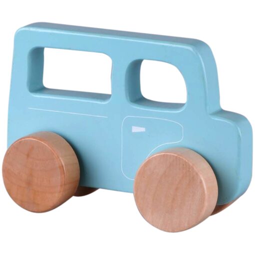 Barbo toys - auto blauw zijkant