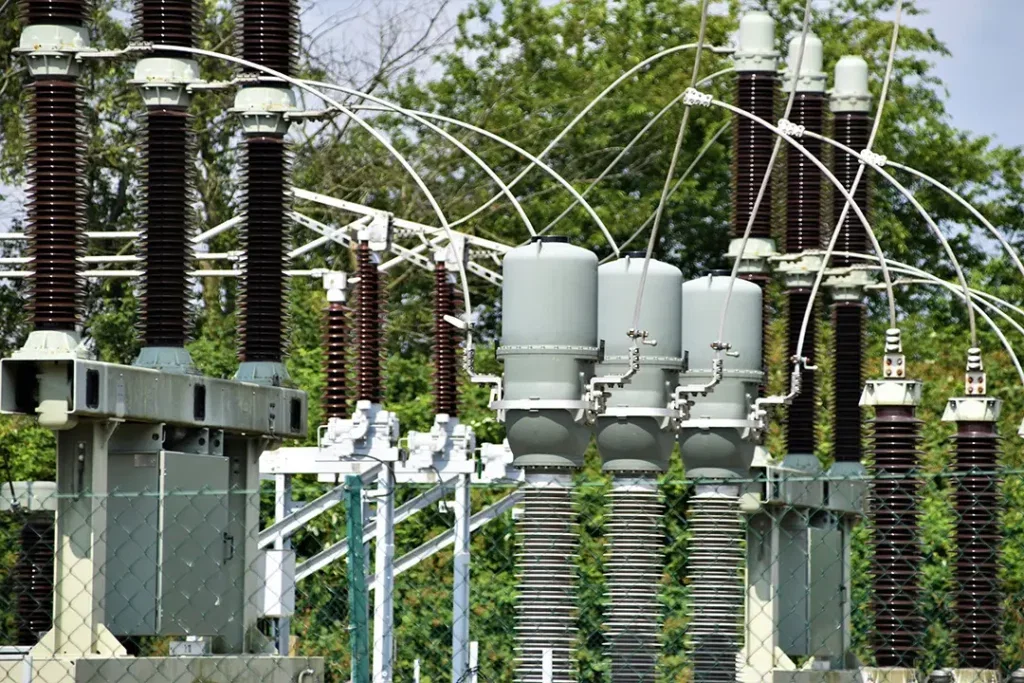 Technisch bedrijf in hoogspanning