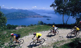 Mountainbiken bij het Lago Maggiore