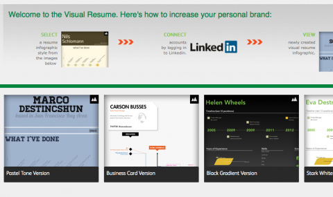 Maak je LinkedIn CV grafisch aantrekkelijk met een Infographic