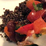 zwarte quinoa als diner
