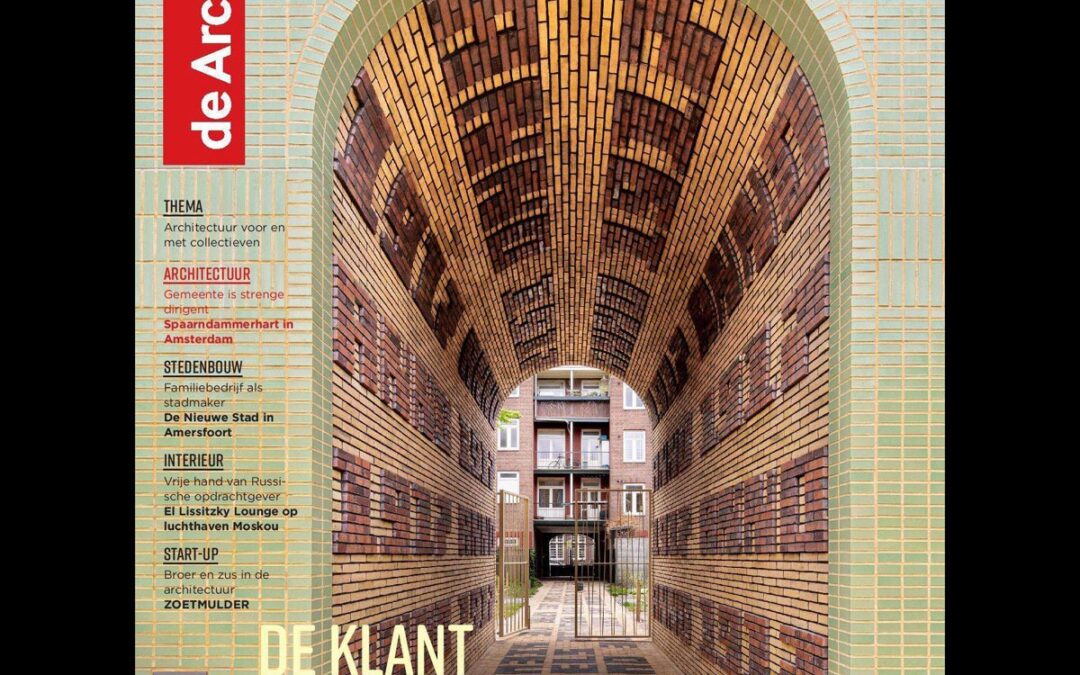 Project Spaarndammerhart, cover De Architect | June 2021