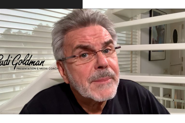 How can a presentation coaching by Rudi Goldman influence your future success?