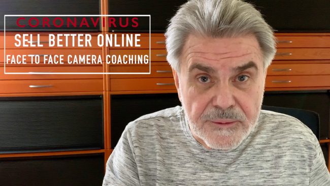 Live online video conference coaching for sales teams