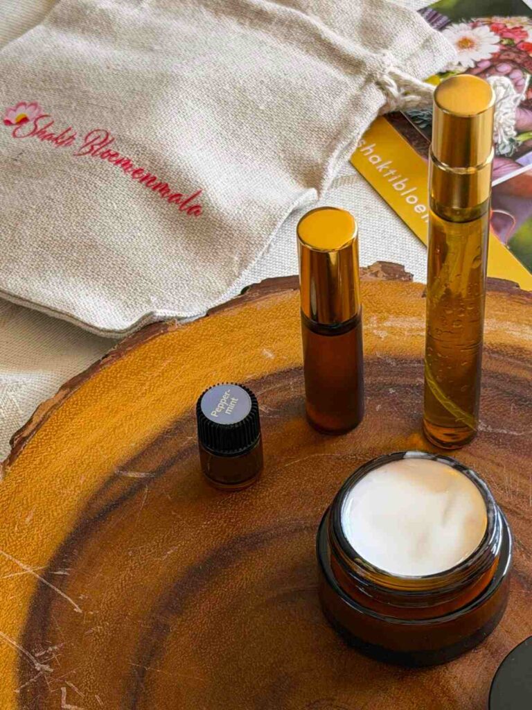 Shakti Bloemenmala Tonny Bol DIY essentiële oliën Shakti workshop Nijmegen zelfbereide wellness producten puur natuurlijk zelfzorg support