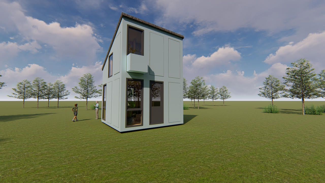 De tiBu Mooi is de meest multifunctionele tiny house oplossing onder de tiny houses